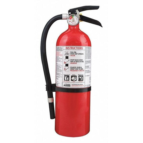 Kidde Fire Extinguisher,Aluminum,Red,ABC FX340SC Kidde Fire Extinguisher,Aluminum,Red,ABC FX340SC