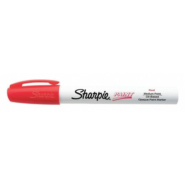 Sharpie Liquid Paint Marker, Red, Fiber, PK12 35550