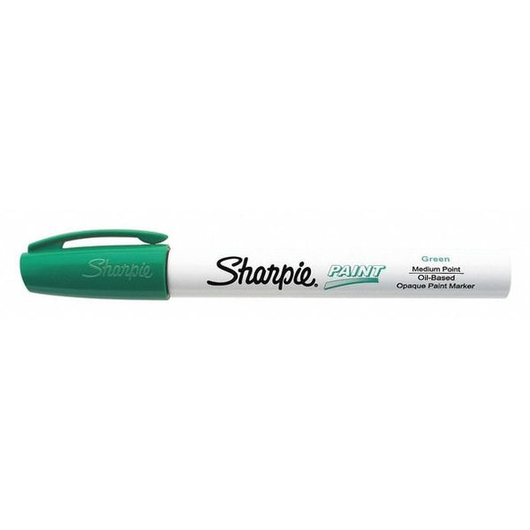 Sharpie Liquid Paint Marker, Green, Fiber, PK12 35552