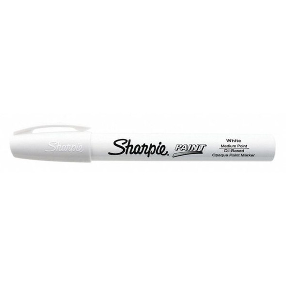 Sharpie Liquid Paint Marker, White, Fiber, PK12 35558