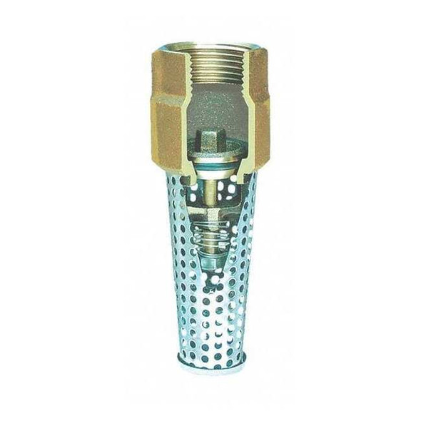 Simmons Foot Valve,3/4" Sz,NPT,1-3/8" L,1-3/8" W 452SB