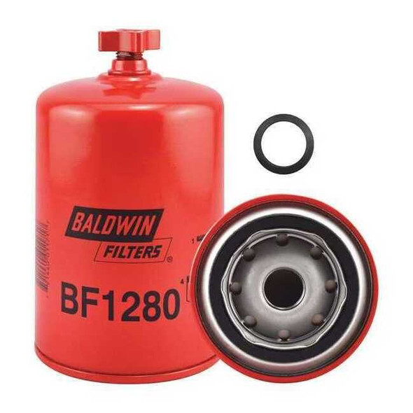 Baldwin Filters Fuel Filter,6-1/4 x 3-11/16 x 6-1/4 In BF1280