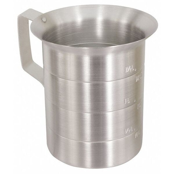Crestware Measuring Cup,Aluminum,1 qt. Liquid MEA01