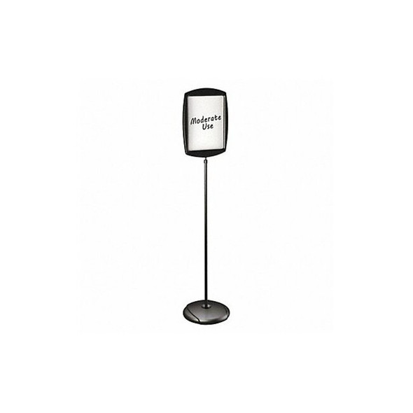 Manufacturer Varies Floor Sign Holder,Black,66" H SIG07060101