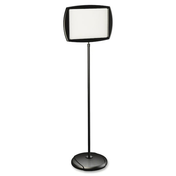 Manufacturer Varies Floor Sign Holder,Black,66" H SIG07060101
