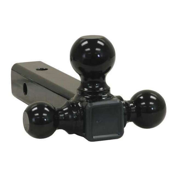 Buyers Products Tri-Ball Hitch-Tubular Shank with Black Towing Balls 1802202