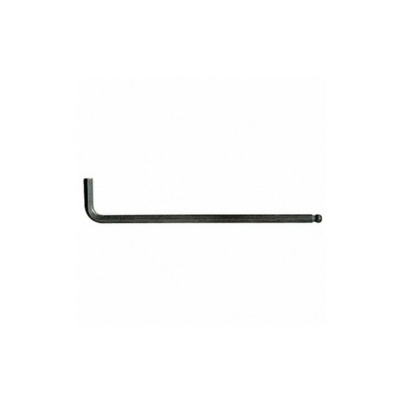 Metric Plain Ball Hex Key Hex Key, 4 mm Tip Size, 5 7/16 in Long, 15/16 in Short