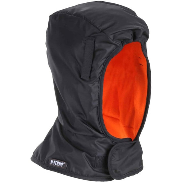 Ergodyne HardHatLiner,ShoulderLngth,Blk,Polyester 6842