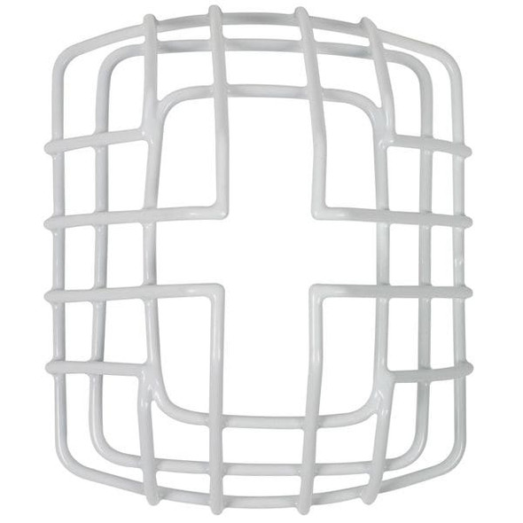 Wire Cage, Steel, Flush Mount, 6 1/8 in W x 7 3/8 in H x 3 3/8 in D, White