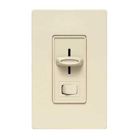 Lutron Lighting Dimmer, Slide, 1000W, Decora, Ivory CT-103P-IV