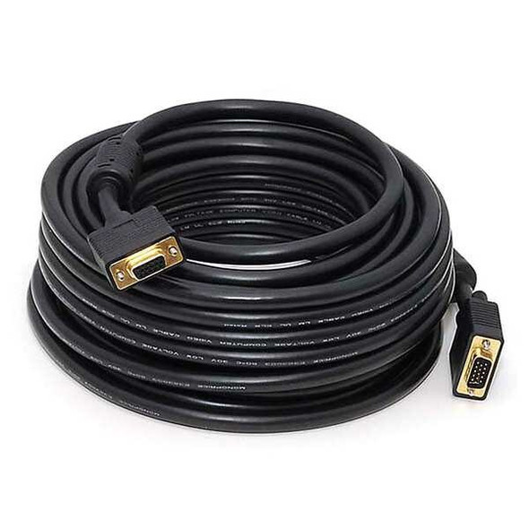 Monoprice Computer Cord,SVGA (HD15) M to F,50ft 3619