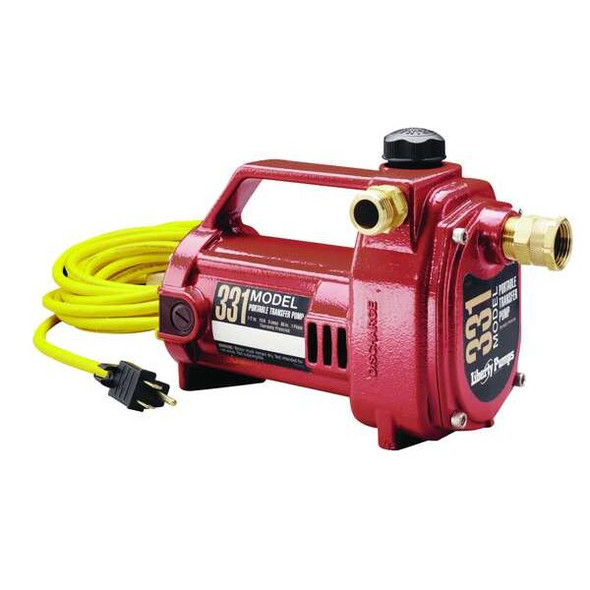 Liberty Pumps 1/2 HP Utility Pump, 115V AC, 3/4 in Hose, GHT Intake 331