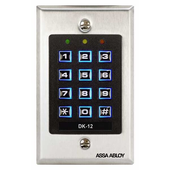 Securitron Digital Access Keypad,99 User Code DK-12