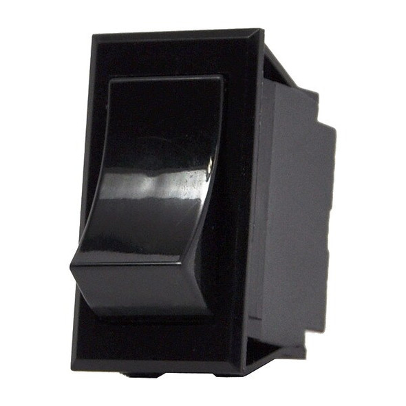 Carling Technologies Rocker Switch,SPST,2 Connections TIGA51-6S-BL-NBL