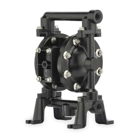 Aro Double Diaphragm Pump, Aluminum, Air Operated, Viton, 12 GPM 670042