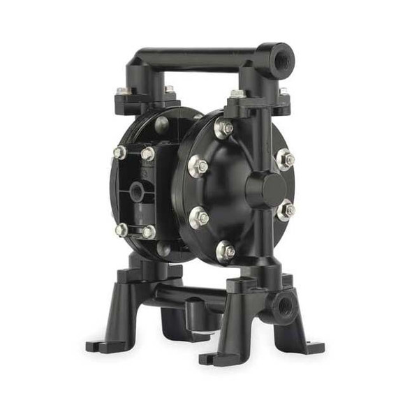Aro Double Diaphragm Pump, Aluminum, Air Operated, Viton, 12 GPM 670042