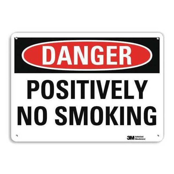 Danger Sign, 10" H, 14 in W,  Vertical Rectangle, English, U3-1931-RA_14X10
