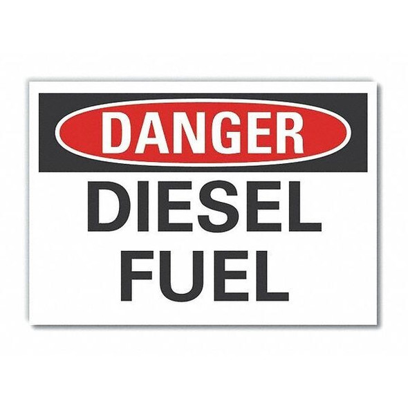 Lyle Diesel Danger Lbl,3 1/2inx5in,Polyester LCU4-0338-ND_5X3.5