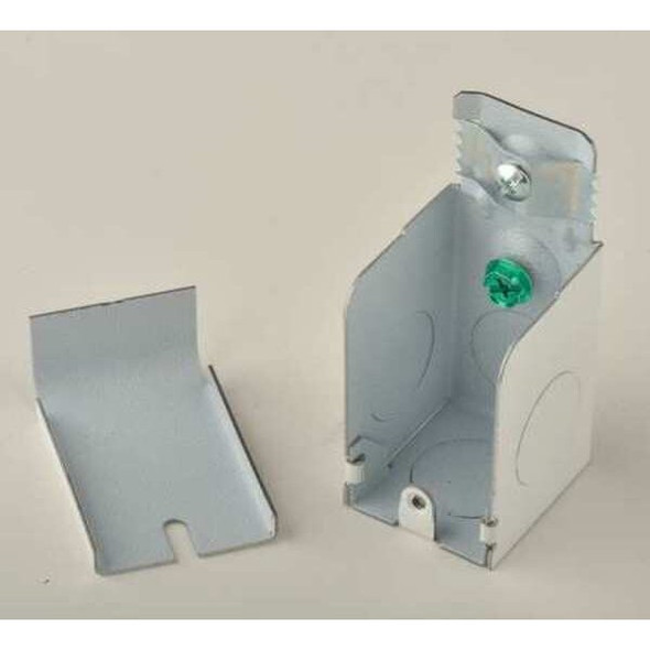 Plugmold Entrance End,White,Stainless Steel,Ends WH2010A2