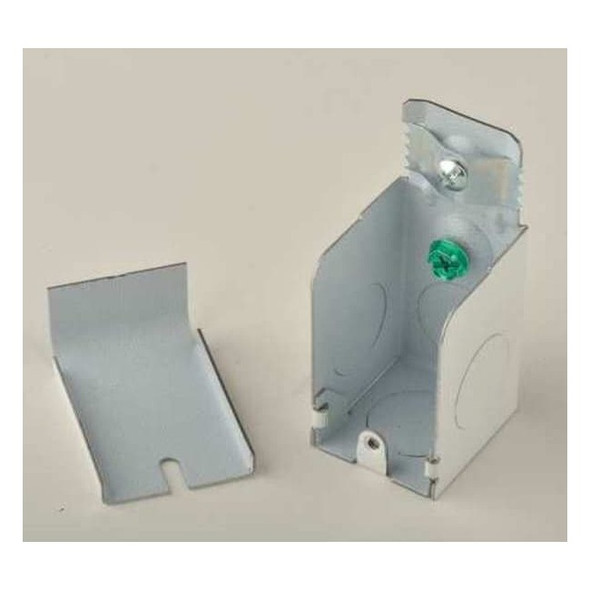 Plugmold Entrance End,White,Stainless Steel,Ends WH2010A2