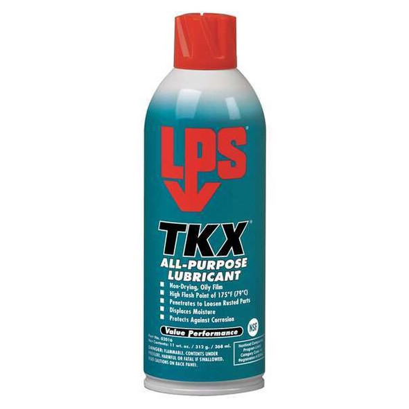 Lps Multipurpose Lubricant, 16 oz., Aerosol Can, Mineral Oil, Green 02016