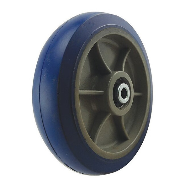 Manufacturer Varies Caster Wheel,Rubber,6 in. Dia.,600 lb. 29XU75