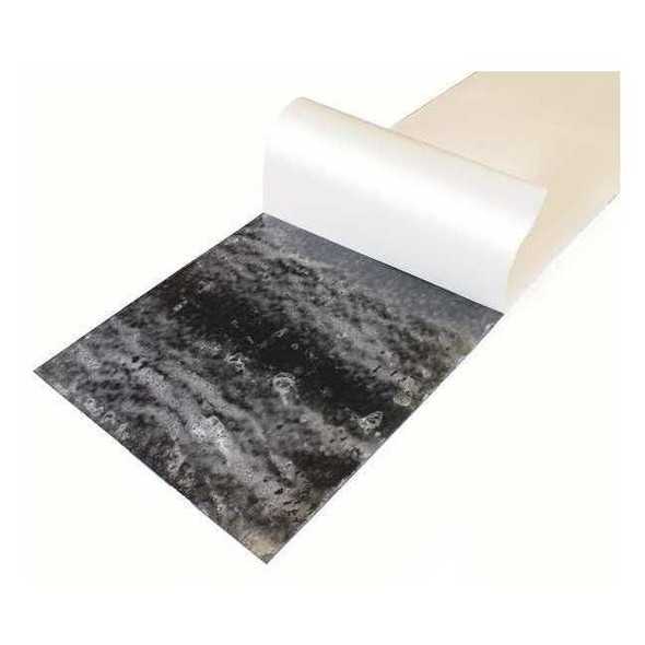 1/4" Comm. Grade Neoprene Rubber Sheet, 12"x36", Black, 60A