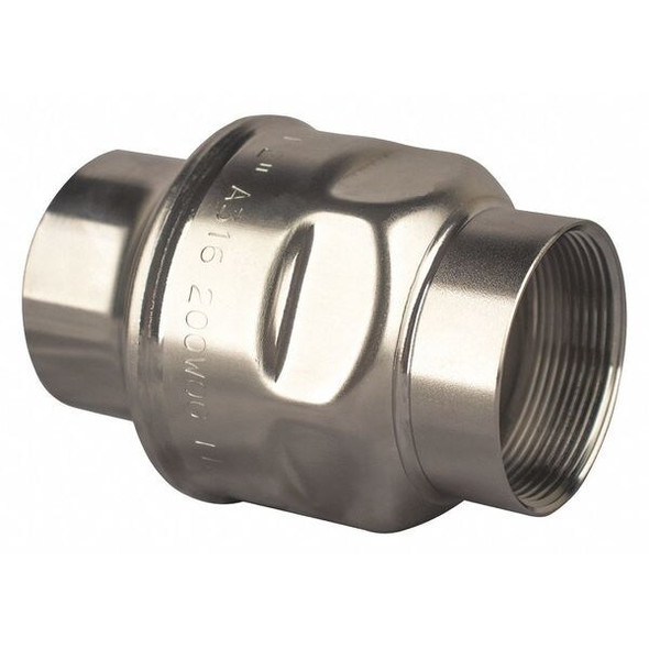Bonomi 3/4" NPT Stainless Steel Spring Check Valve S250-3/4"