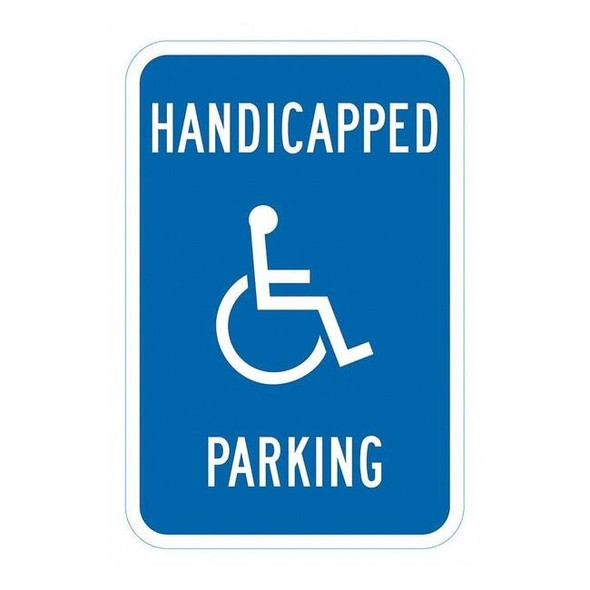 Lyle ADA Handicapped Parking Sign,18" x 12, T1-6246-HI_12x18 T1-6246-HI_12x18