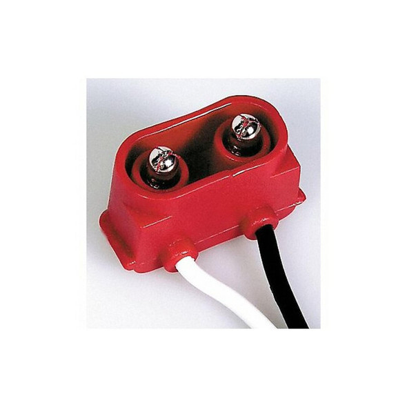 LED Connector, 18 AWG Max, 1 Port, Black, White, PVC Insulation, 14 V