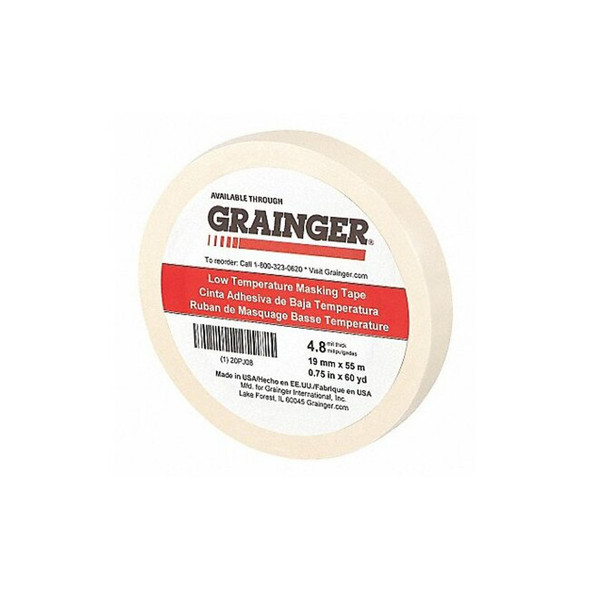 Manufacturer Varies Masking Tape,3/4" W,60 yd L,Tan 20PJ08 Manufacturer Varies Masking Tape,3/4" W,60 yd L,Tan 20PJ08