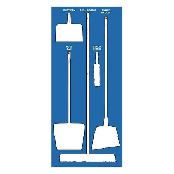 Manufacturer Varies Store-Boards,68x30 in,White/Blue,Ultra Aluma-Lite 34GN42
