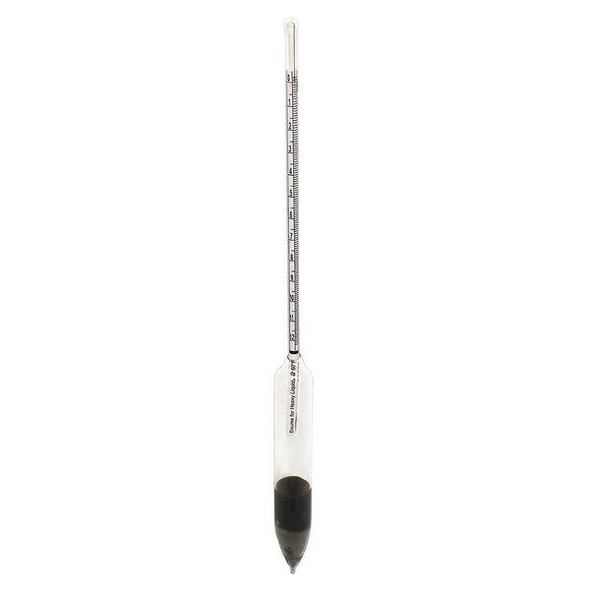 Vee Gee Hydrometer,Baume Heavy,305mm L 6609-4