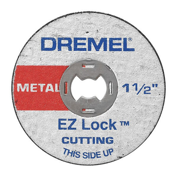 Dremel E Z Lock Cut Off Wheel,1 1/2 In Dia,PK5 EZ456