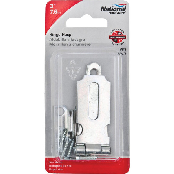 National Hardware 3 In. Steel Hinge Hasps N129-577 210275