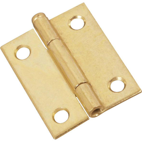 National Hardware 2 In. Brass Loose-Pin Narrow Hinge (2-Pack) N141-879