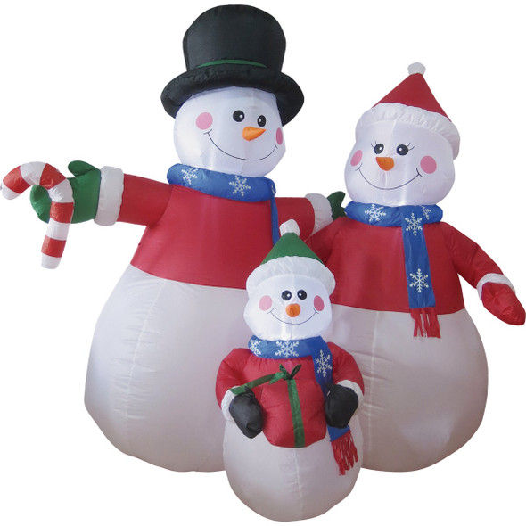 Brite Star 6 Ft. Snowman Family Airblown Inflatable 49-016-67 Brite Star 6 Ft. Snowman Family Airblown Inflatable 49-016-67