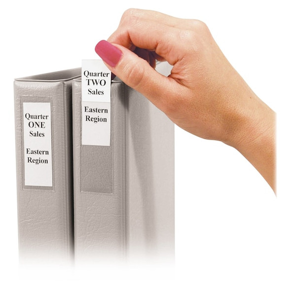 C-Line Products Binder Label Holder,Clear,2 13/16"H,PK12 70013 C-Line Products Binder Label Holder,Clear,2 13/16"H,PK12 70013
