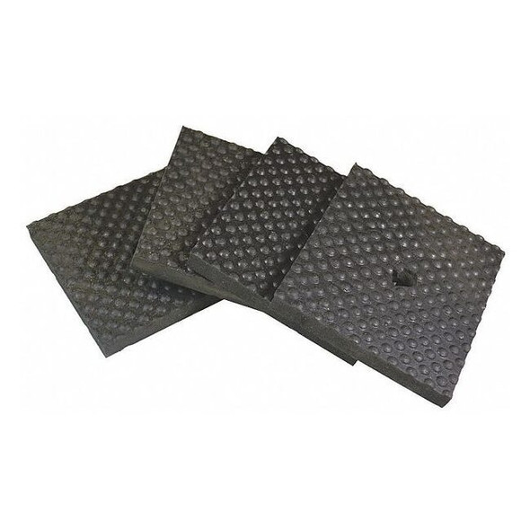 Chicago Pneumatic Vibration Isolation Pad, 4x4x1/2 In 1310710616