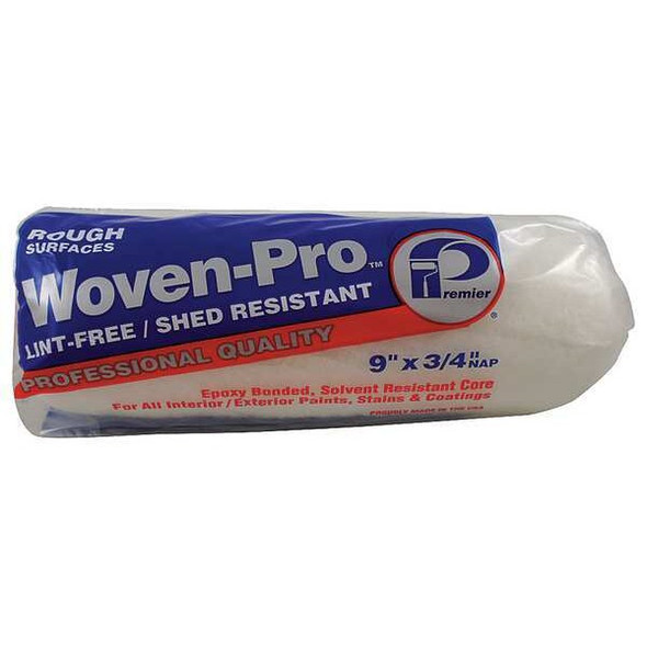 Premier Paint Roller Cover,9"L,3/4"Nap,Woven R944 Premier Paint Roller Cover,9"L,3/4"Nap,Woven R944