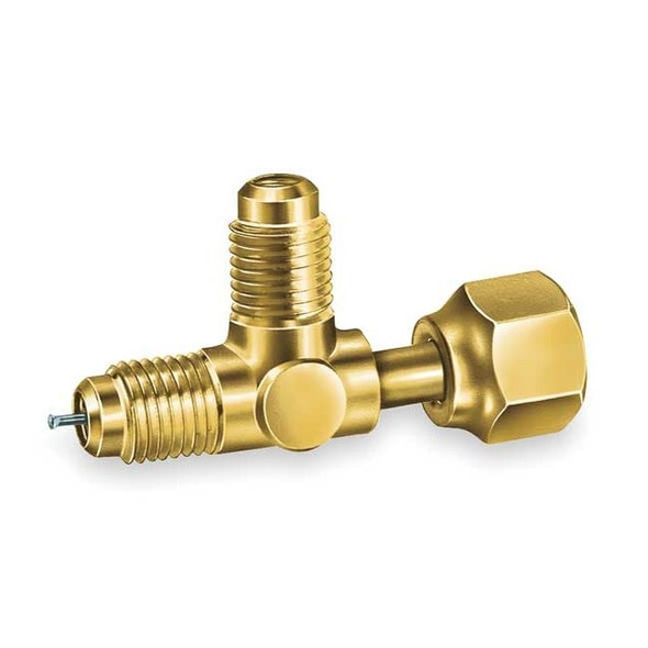 Jb Industries 1/4" Access Valve Tee w/ Flare Nut,PK3 A31864