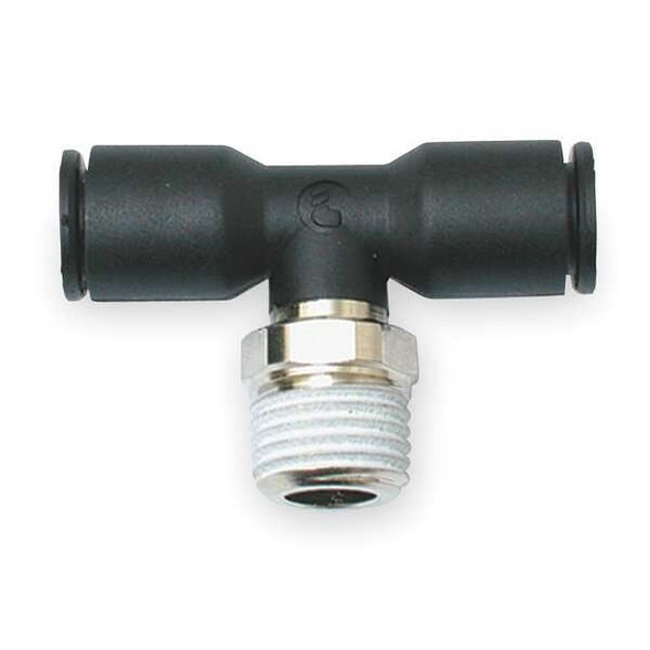 Legris Male Branch Tee,Thread 1/4 In NPT,PK10 3108 08 14 Legris Male Branch Tee,Thread 1/4 In NPT,PK10 3108 08 14