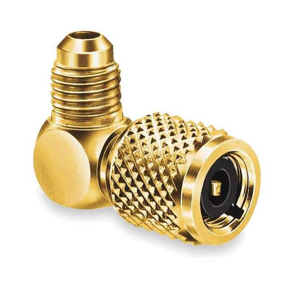 Jb Industries Quick Coupler, 90 Deg, 3 in L, Brass QC-E4