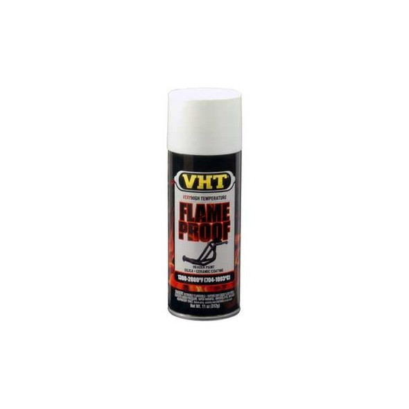 Vht Flameproof Coating, White, Flat ESP101000