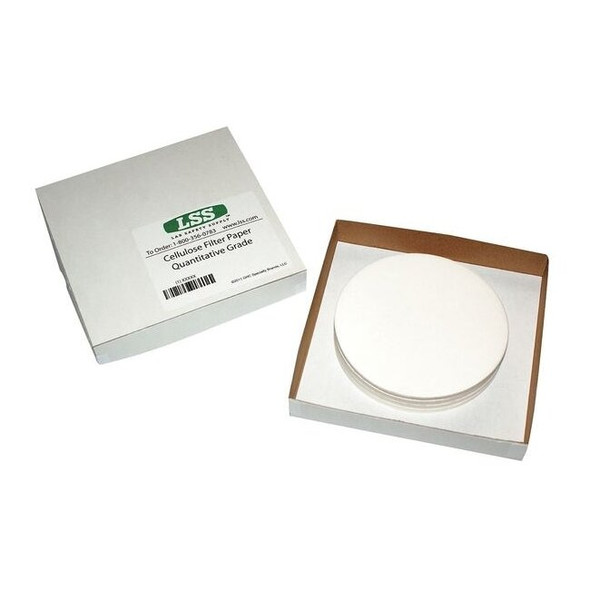 Labexact Filter Paper,Pore 2.5um,Dia 12.5cm,PK100 12K927