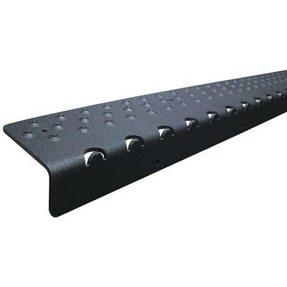 Handi Ramp Stair Nosing Aluminum Black, 30 in W x 1/4 in Thick NSN122730BK0