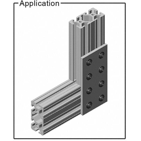 Faztek Joining Plate,Aluminum,Type 10 10JP4208
