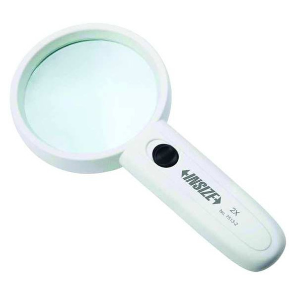 Insize Illuminated Magnifier,2X Power 7513-2