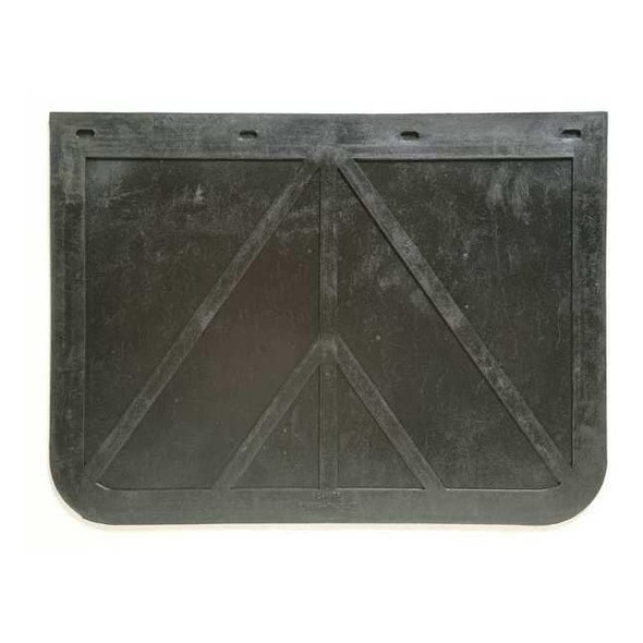 Buyers Products Mud Flaps, 18 in X 24 in, Rubber, Black, 1 PR B2418LSP