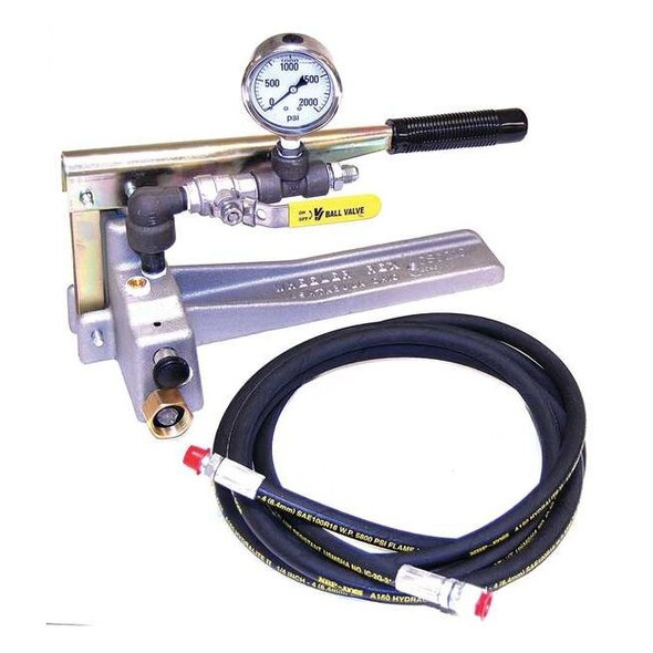 Wheeler-Rex Hyrdo Test Pmp,1,000 psi,1/4 in,Steel 29201